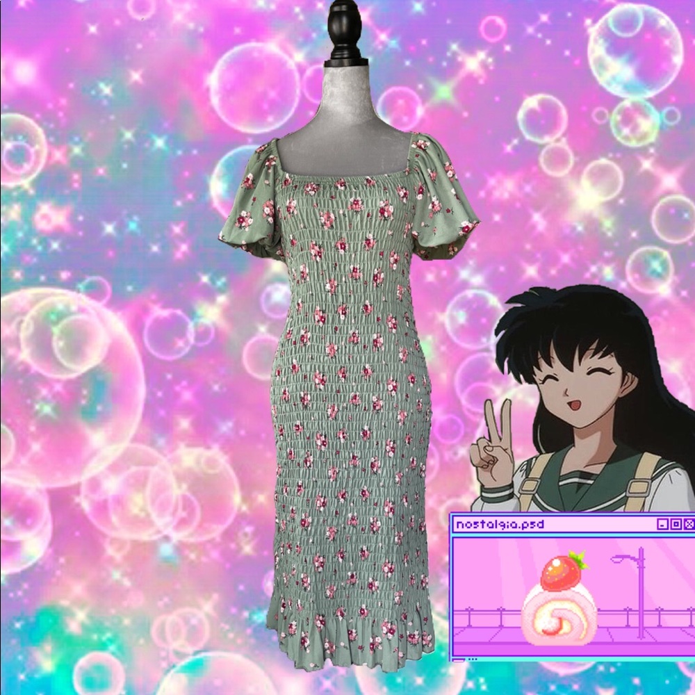 Beautiful TRIXXI green dress